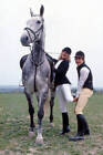 German Actress Christiane Ruecker Gets A Lesson In Horseriding 1981 Old Photo 9