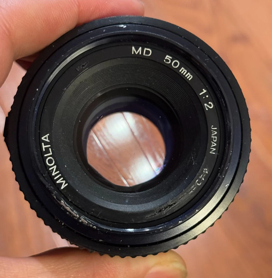 Minolta MD 50mm f/1:2 Lens, stepless - Image 1 of 3