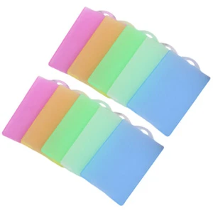 10 Pcs Candy Color Card Set Soft Sleeves Name Cards Protectors Miss - Picture 1 of 12