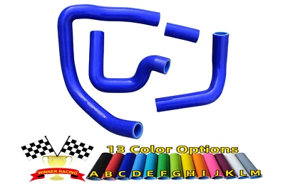 For Kawasaki NINJA ZX10R 2004-2005 Silicone Radiator Coolant Hoses BLUE - Image 1 of 4