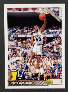Tarjeta de baloncesto David Robinson 1992-1993 Upper Deck 82# (NM) - Imagen 1 de 2