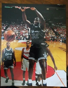 SHAQUILLE O'NEAL 8X10 PHOTO IN AN ORLANDO UNIFORM APRIL 1994 - Picture 1 of 6