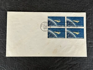 Project Mercury Stamps First Day Issue Feb 20 1962 Cape Canaveral 4 cent stamps - Picture 1 of 5