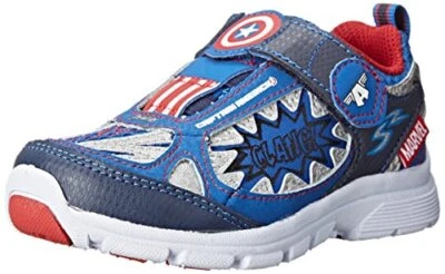 Zapato Deportivo Iluminado Stride Rite Niños Pequeños Vengadores Capitán América Foto 1 de 4