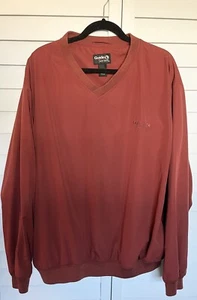 GUIDE SERIES Mens Pullover Lined Windbreaker Size XL Dark Red - Picture 1 of 4