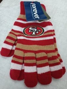 Forever Collectibles NFL SF San Francisco 49ers Knit Stretch Handschuhe - Bild 1 von 2