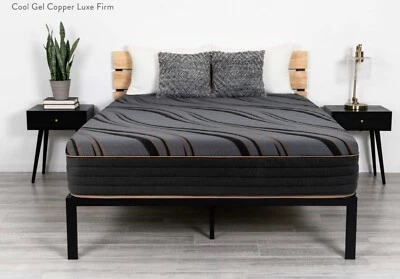 Made in the USA 10" copper Memory Foam Mattress! Pick Size! Free Shipping! - Image 1 of 2