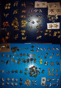 Stellette REGIO ESERCITO MARINA AERONAUTICA CC p. bellico oro argento WAR scegli - Imagen 1 de 77