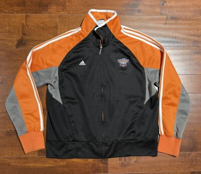 Phoenix Suns Adidas Bedazzled Jacket Womens Size XL Black Orange White Gray NBA - Image 1 of 4