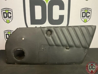 Panel de puerta de pasajero derecho Porsche 911SC 1978-1979 cuero sintético negro 125497 Foto 1 de 4