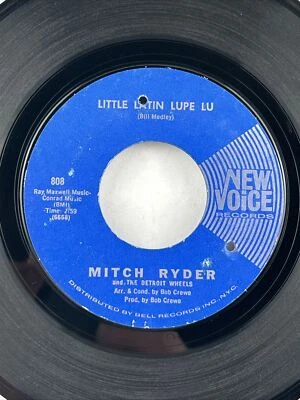 Mitch Ryder & The Detroit Wheels 45 I Hope / Little Latin Lupe Lu N V 808 vg+ - Image 1 of 4