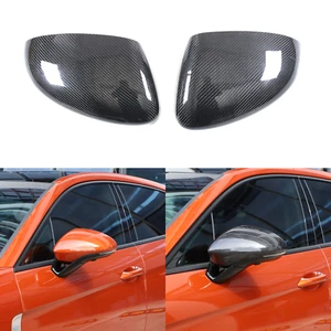 Real Carbon Fiber Exterior Rearview Mirror Cover For Porsche Panamera 971 20-23 - Foto 1 di 24
