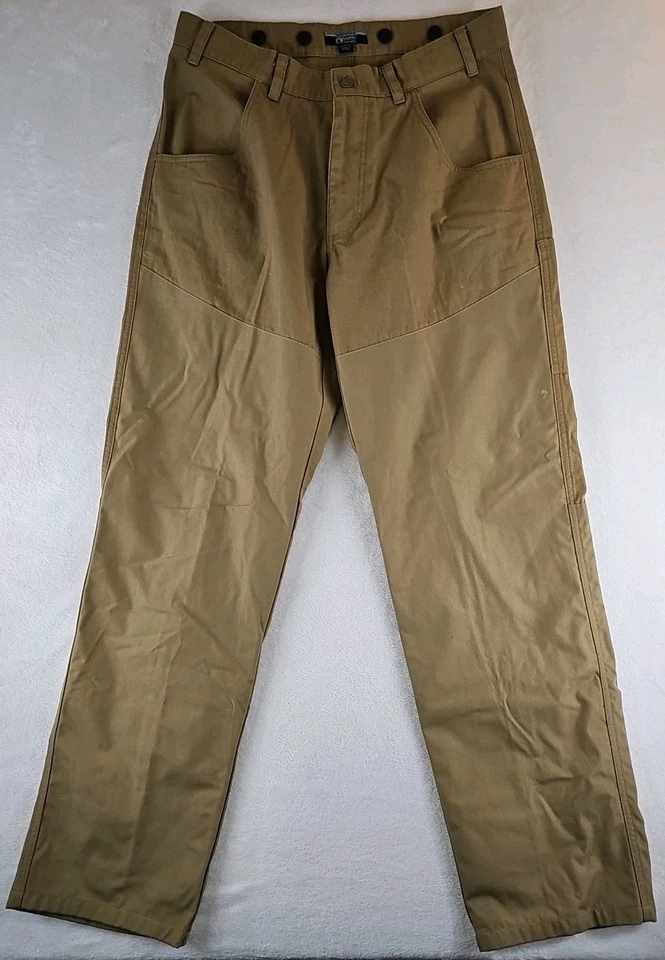 Pantalones Gander Mountain Brush Briar Marrón Serie Guía Caza 34X34 con Panel de Pierna Foto 1 de 4