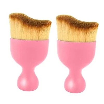 Cepillo de limpieza interior de coche plumero interior de coche con paquete de 2 ultra suaves_rosa Foto 1 de 4