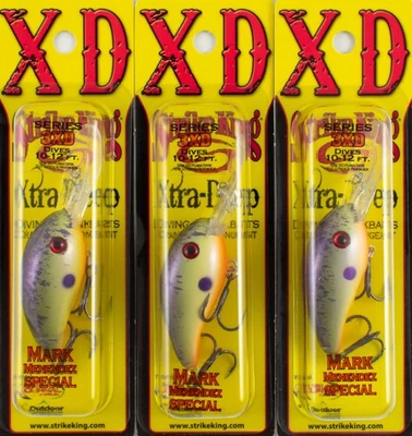 (LOTE DE 3) STRIKE KING SERIE MODELO PRO 3XD 7/16OZ HC3XD-MM2 MOONGILL B8222 Foto 1 de 3