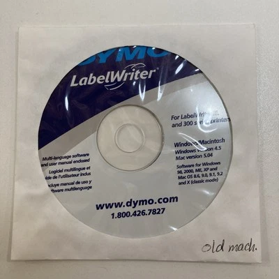 Dymo Label 4.5 Software Driver Setup Install Print CD LabelWriter EL 300 Printer - Image 1 of 2