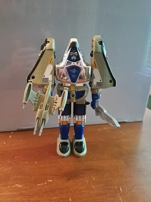 2000 Bandai Power Rangers Time Force Megazord Blue Working lights With Weapons - Image 1 of 4