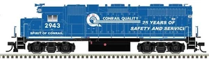 40005604 N-Scale EMD GP38 Low Nose w/Dynamic Brakes - Conrail #2943 - Picture 1 of 1