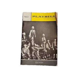 Juni 1963 Playbill Imperial Theatre Clive Revell und Georgia Brown in Oliver! - Bild 1 von 2