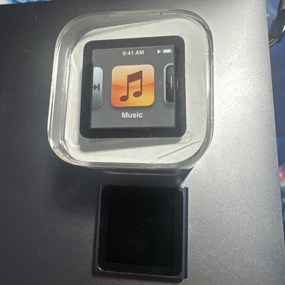 NEW SEALED Apple 6th Gen iPod Nano 8gb Graphite A1366 PC688LL/A Bad Battery - Image 1 of 4