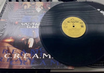Wu-Tang Clan – C.R.E.A.M. OG 1994 Yellow Press 12" in Picture Cover VG+/VG SHK - Image 1 of 2