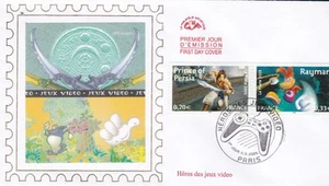 FRANCE 2005 FDC HEROS DE JEUX VIDEO YT 3844 ET 3849 - Imagen 1 de 1