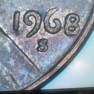 1968-S EXTREMLY RARE RPM DOUBLING - Picture 1 of 3