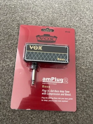 Vox amPlug 2 Bass Guitar Headphone Amplifier Excellent Condition with Box - Image 1 of 3