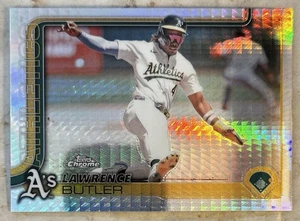 2025 Topps Chrome Refractor Karte #67 Lawrence Butler Oakland Athletics  - Bild 1 von 6