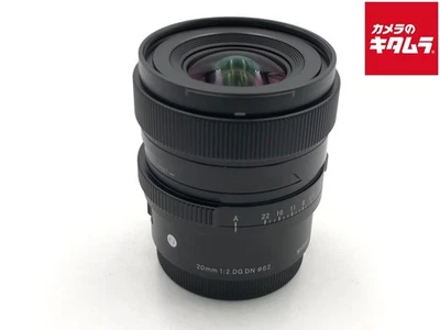 SIGMA 20mm F2 DG DN Contemporáneo SONY E para Sony FE Montaje -Como Nuevo- `2784 Foto 1 de 3