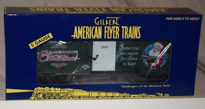 American Flyer No. 6-48355 2004 Christmas Boxcar - NEW in Box - S Gauge - Image 1 of 4