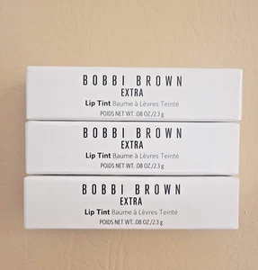 3 Farbtöne Bobbie Brown EXTRA Lippentönung ~ nackt ~ #04/Claret ~ #338/Pink ~ #527 Melone ~ Neu im Karton ~ - Bild 1 von 2