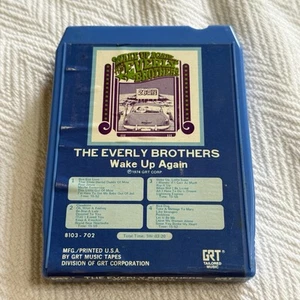 The Everly Brothers Wake Up Again 8 Track Tape Untested 8103 702 - Imagen 1 de 4