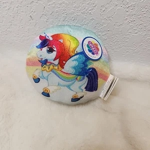 Nanco Kissen Plüsch Stuffie Regenbogen Pony 2012 - Bild 1 von 5