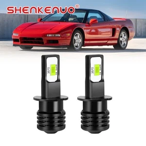 2PCS H3 LED Fog Light Bulbs Conversion Kit Ice Blue For Acura NSX 1991-1993 - Picture 1 of 7
