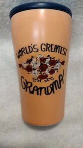 NEW Opalhouse "World's Greatest Grandma" Stoneware Tumbler & Stoneware Lid 10oz - Picture 1 of 7