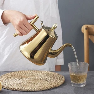 Functional Stainless Steel Teapot for Induction Cookers and Open Flame Ovens - Picture 1 of 76