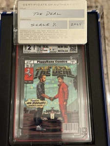 Piggybanx 1/1 Lewis Hamilton Charles Leclerc - The Deal - Scale - Formula 1 Art - Picture 1 of 3