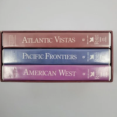 Readers Digest Scenic Wonders Of America 3 Boxed Set Vhs Vintage 1991 History - Image 1 of 4