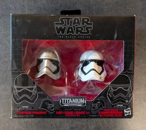 Star Wars The Black Titanium Series 02 Captain Phasma Stormtrooper Helmets - New - Picture 1 of 3