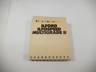 ILFORD MULTIGRADE 11ct ENLARGER PRINTING FILTER SET CUT TO 6X6cm 2 3/8" X 2 3/8" - Image 1 of 4