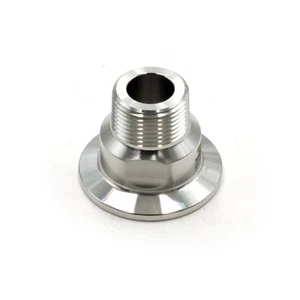HFS(R) 1.5" Sanitary Tri Clamp x 3/4" NPT Male MNPT Thread Stainless Steel 304 - Picture 1 of 4