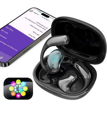 Sport Earphones Bluetooth With  AI Translator Earbuds 144+ Language Real-Time  - Image 1 of 4