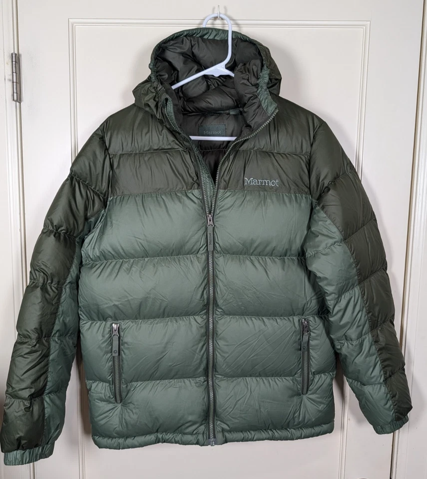 Marmot Guides Down Hoodie Jacket 700 Fill Puffer Jacket Coat Youth Size: XL - Image 1 of 3