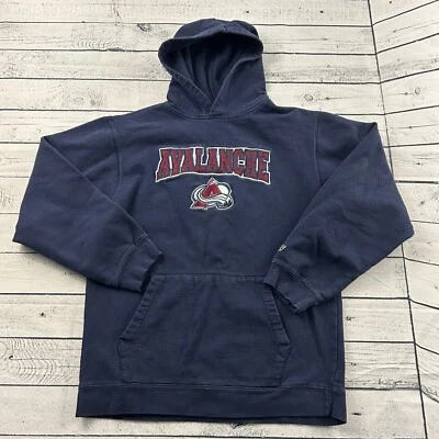 Sudadera Pullover Reebok Colorado Avalanche Bordada Juvenil Grande Azul  Foto 1 de 4