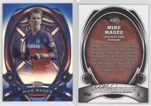 2014 Topps Chrome MLS In Form Blue Refractor /99 Mike Magee #IF-MM