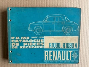 1964 Original Renault R1090 /A Dauphine Deal Parts Illustrated Catalogue PR650 - Picture 1 of 7