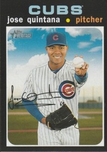 Jose Quintana (Cubs) 2020 Topps MLB Heritage Series Card - Card Number 26