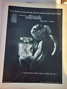 1960 Revlon intimate perfume one of world's seven greatest vintage ad