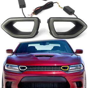Coppia Luci di Incasso LED Smoke per Dodge Charger SRT Scat Pack 2015-19 - Foto 1 di 11